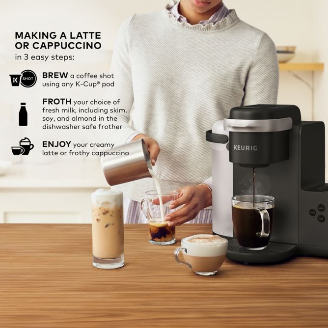 K-Café® Single Serve Coffee Latte & Cappuccino Maker - Image 7