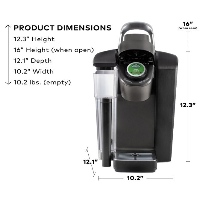 K-1550™ Large Reservoir Coffee Maker - Home or Business Use - Image 8