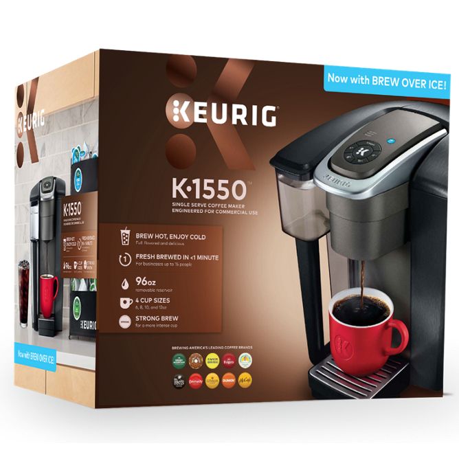 K-1550™ Large Reservoir Coffee Maker - Home or Business Use - Image 9
